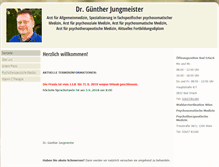 Tablet Screenshot of praxis-dr-jungmeister.at